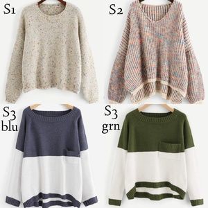 1/3 PLUS SWEATER LOOKBOOK